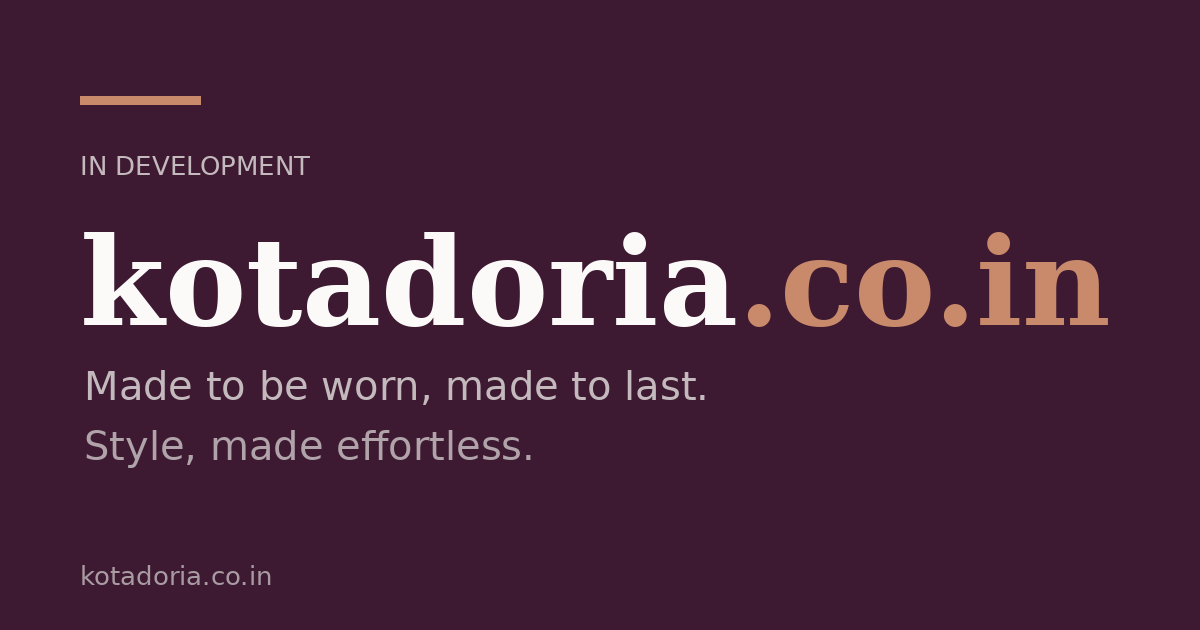 Link preview image for kotadoria.co.in